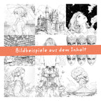 Mädchen Malbuch mit Moodtracker