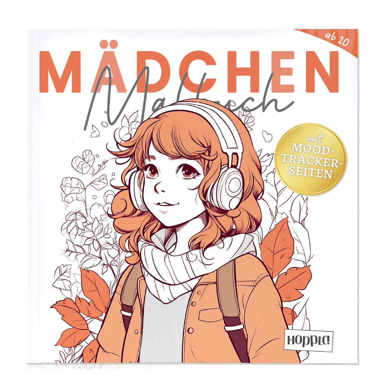 Mädchen Malbuch mit Moodtracker