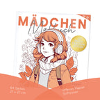 Mädchen Malbuch mit Moodtracker