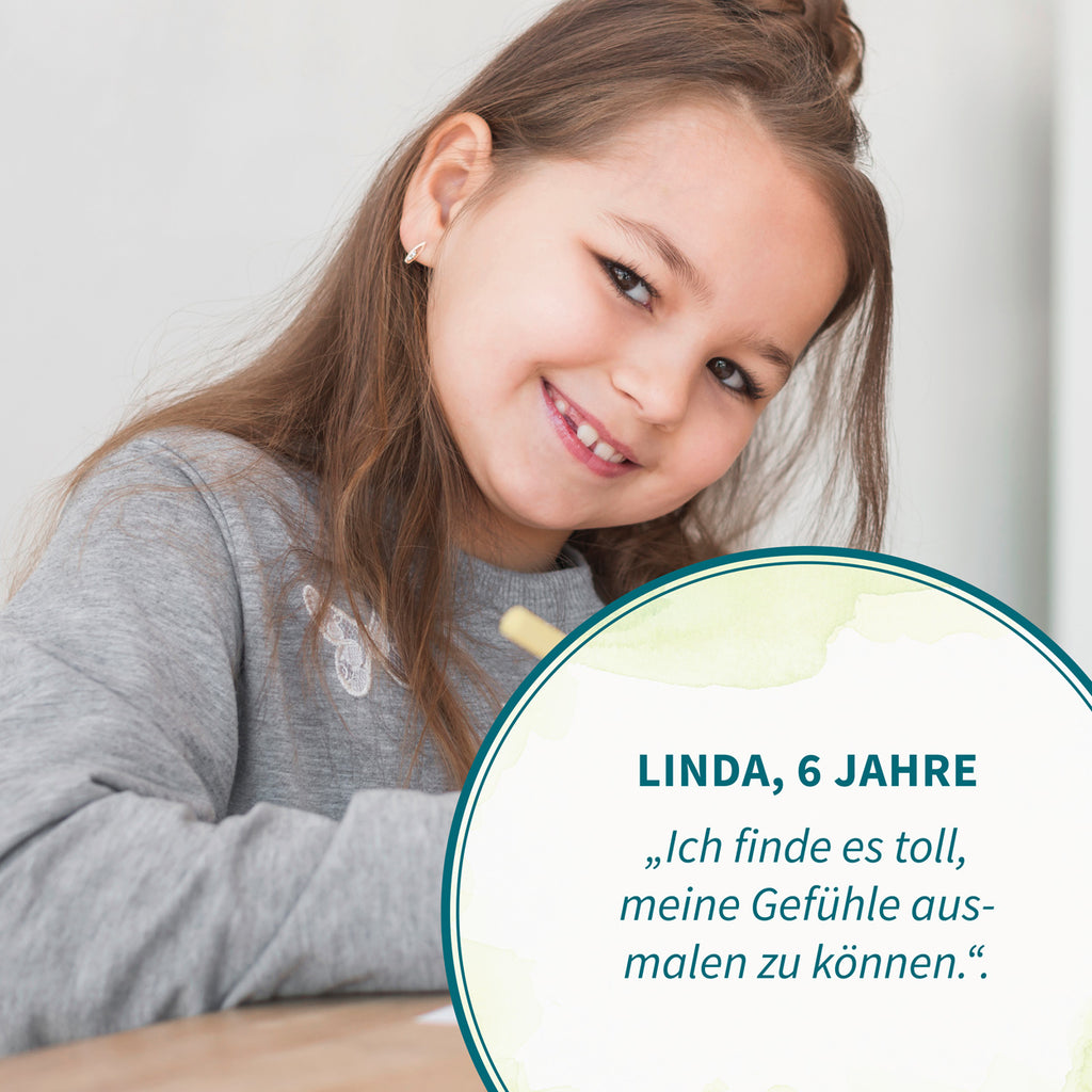 Schreibtischunterlage Schwungübungen (Gelb)