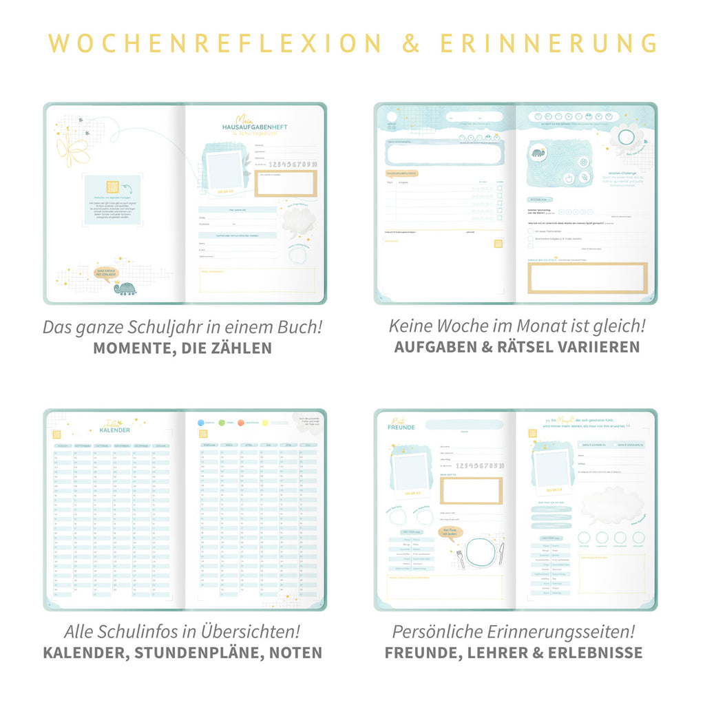Mein Hausaufgabenheft & Schultagebuch