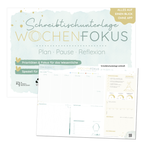 Schreibtischunterlage – Wochenfokus Lehrkraft
