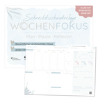 Schreibtischunterlage – Wochenfokus Lernzeit